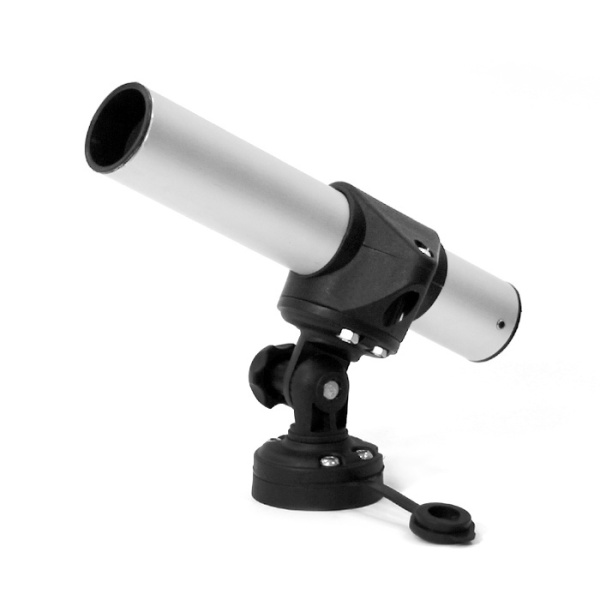 Держатель спиннинга сквозной на палубу быстросъемный, алюминий