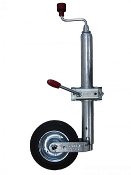 Колесо опорное в сборе с хомутом и крепежом 150 кг/60