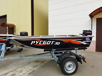 РУСБОТ-30 Алюминиевая моторная лодка