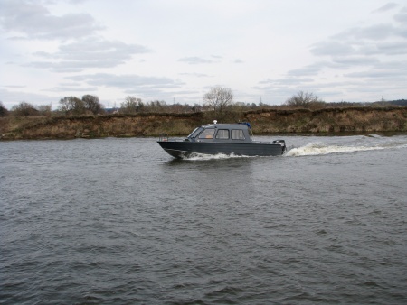 РУСБОТ‑75Н Алюминиевая моторная лодка.