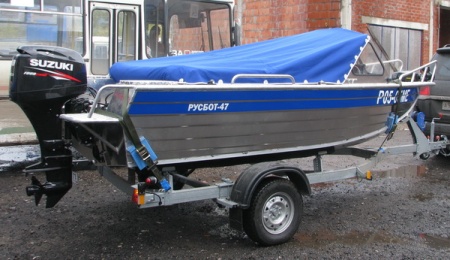 РУСБОТ‑47 Алюминиевая моторная лодка.